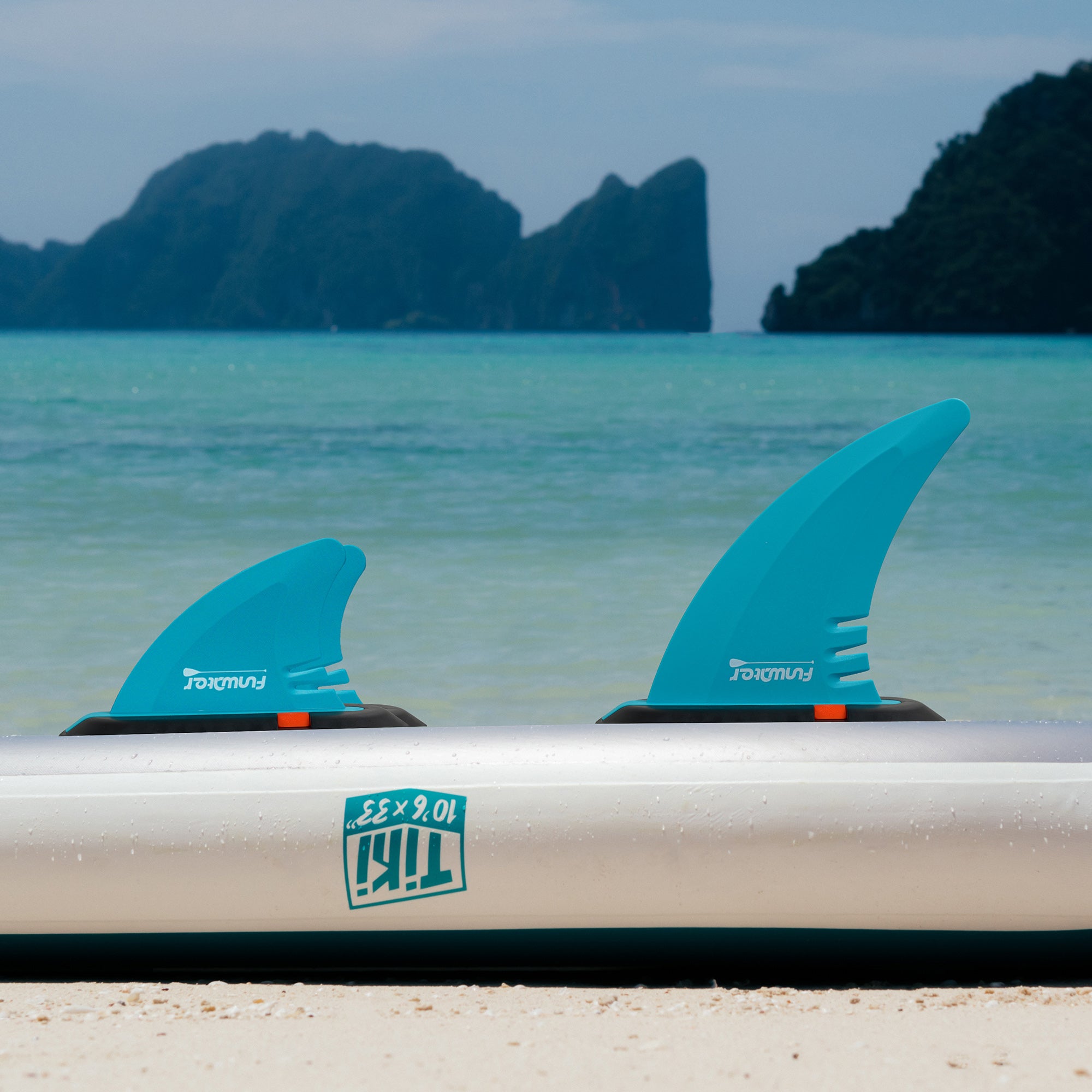 Paddle board side deals fins